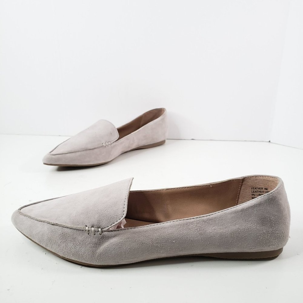 Steve Madden Gray Suede Loafers